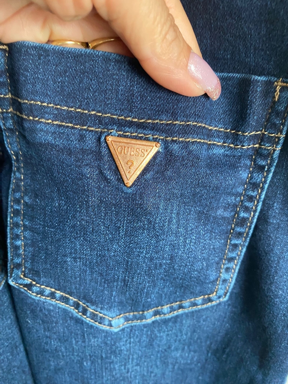 GUESS Indigo Blue Denim Overalls for Women Like New ❤️ - Picture 9 of 11